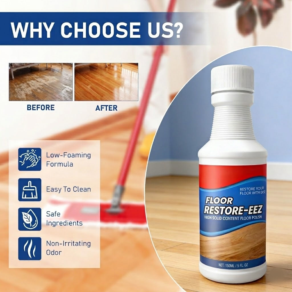 Floor Care Polish – Quick-Dry & Brilliant Shine✨