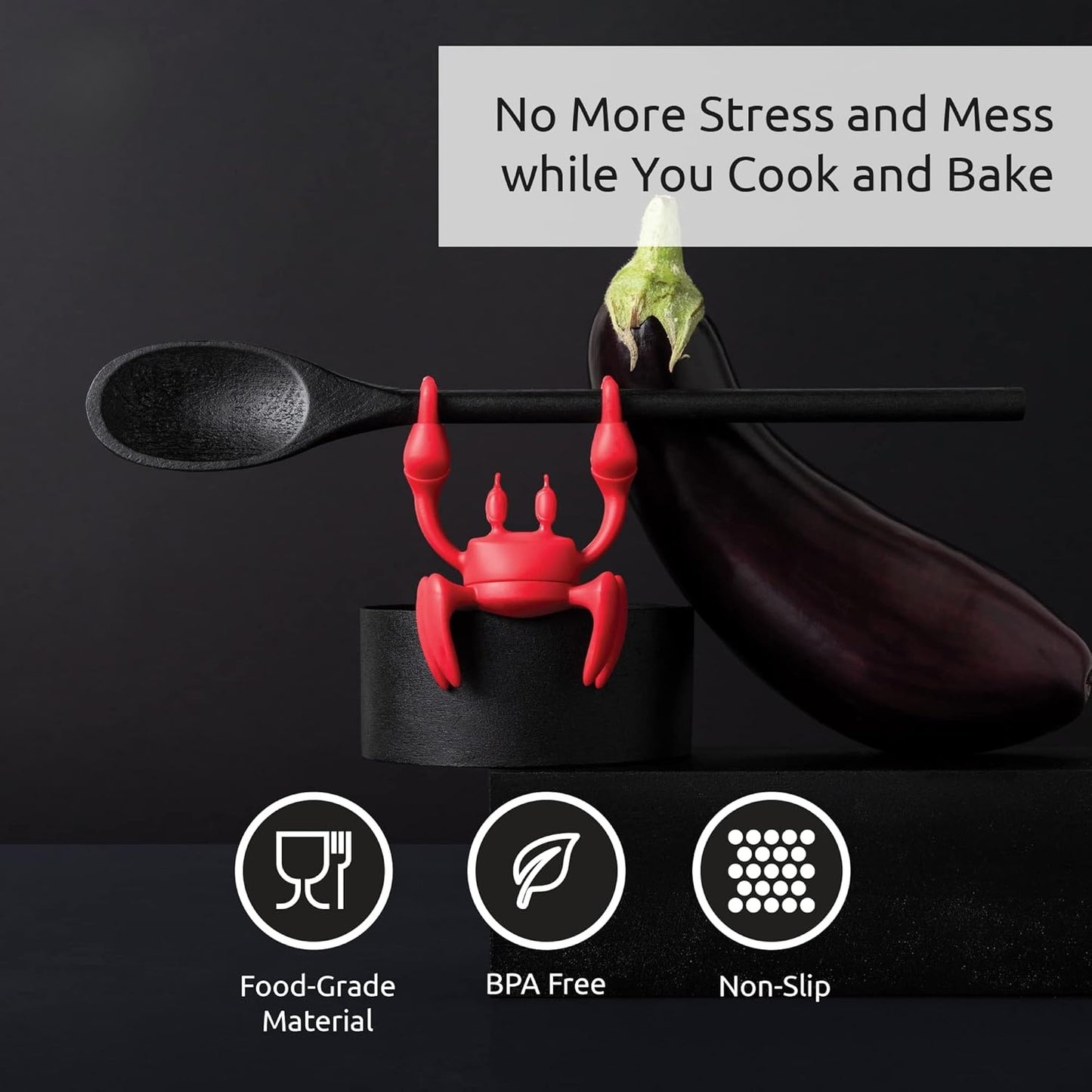 2-in-1 Crab Spoon Holder & Steam Releaser (offer)