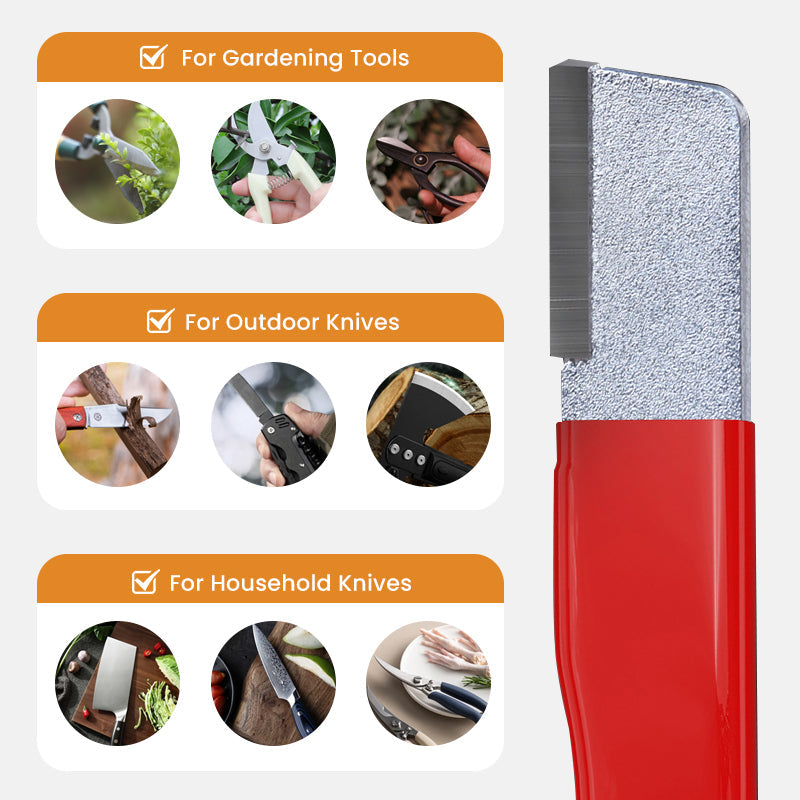 Outdoor Portable Dual-purpose Whetstone (Offer)