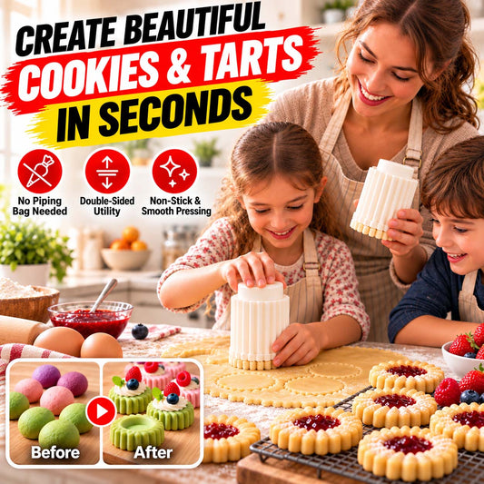 Creative Double-Ended Pastry Mold-2-in-1 Mooncake Cookie Press