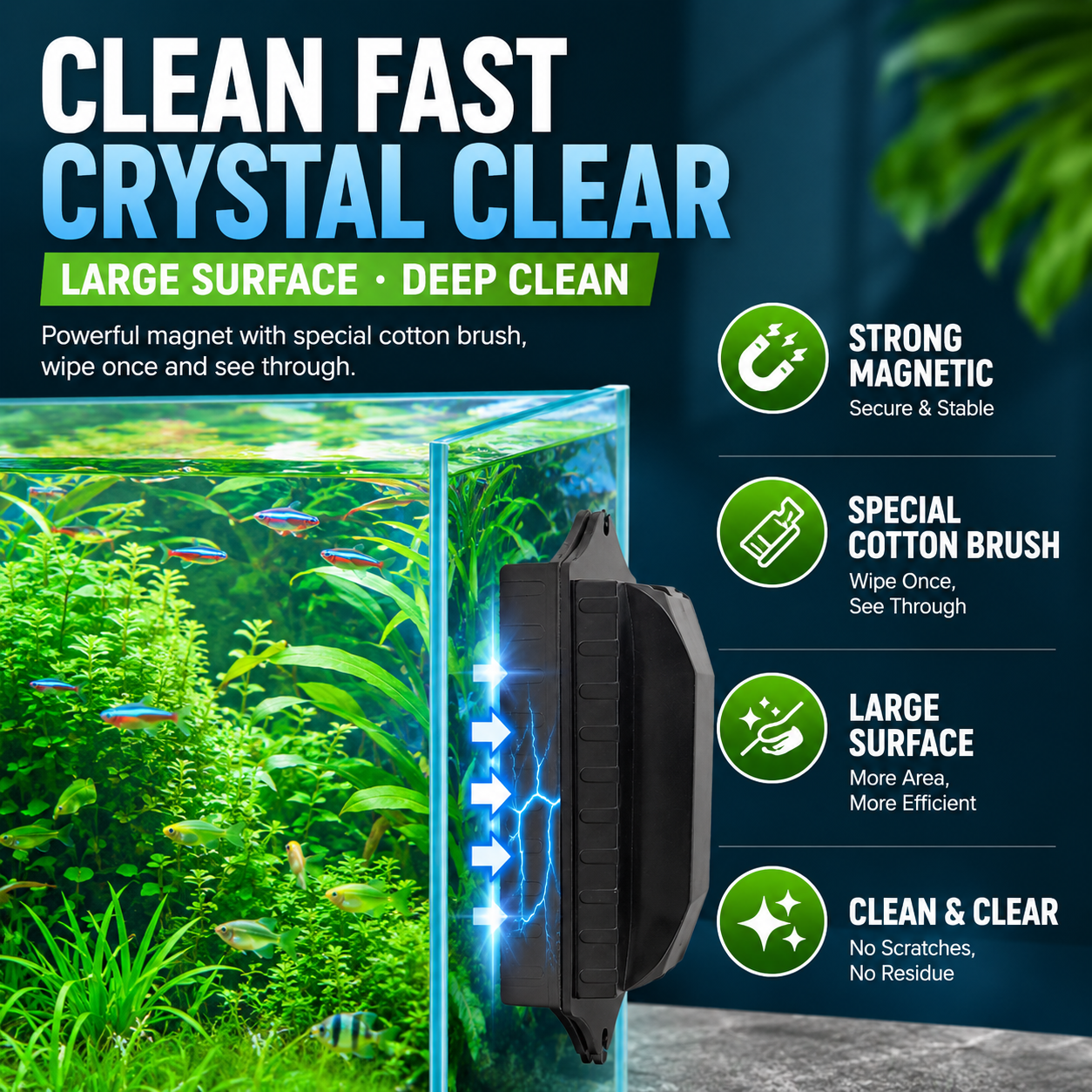 Magnetic Algae Cleaner（offer）