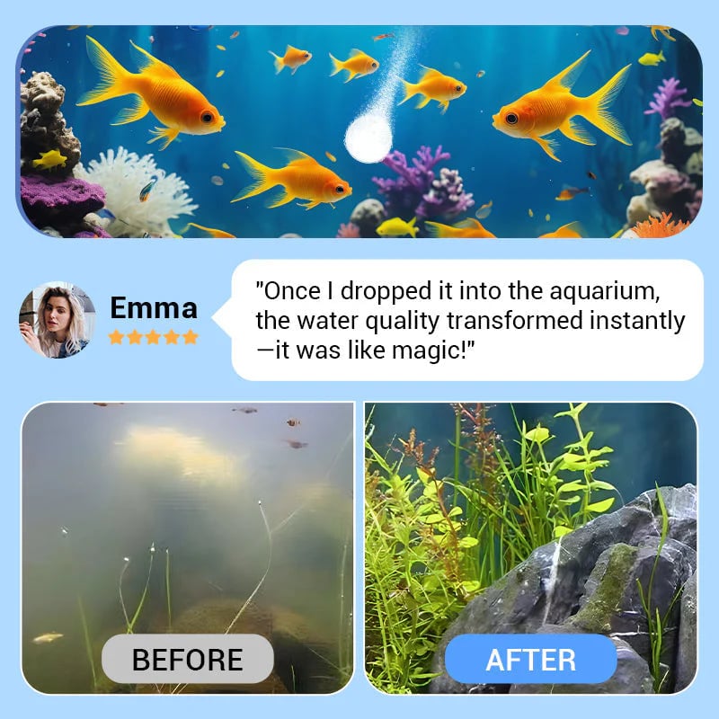🎁Powerful Aquarium Water Purification Tablet (OFFER)
