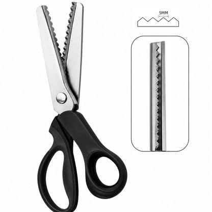 ✨ Time‑Limited Offer ⚡Multipurpose Pinking Shears Serrated Scissors