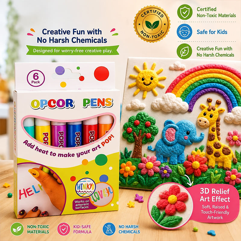 🎁🔮Magic Pen – Draw 3D with one stroke!🎄 DIY Bubble Popcorn Drawing Pens🔥