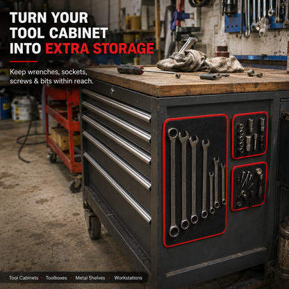 Magnetic Tool Tray Mat – Flexible Workshop Organizer for Metal Surfaces (Offer)