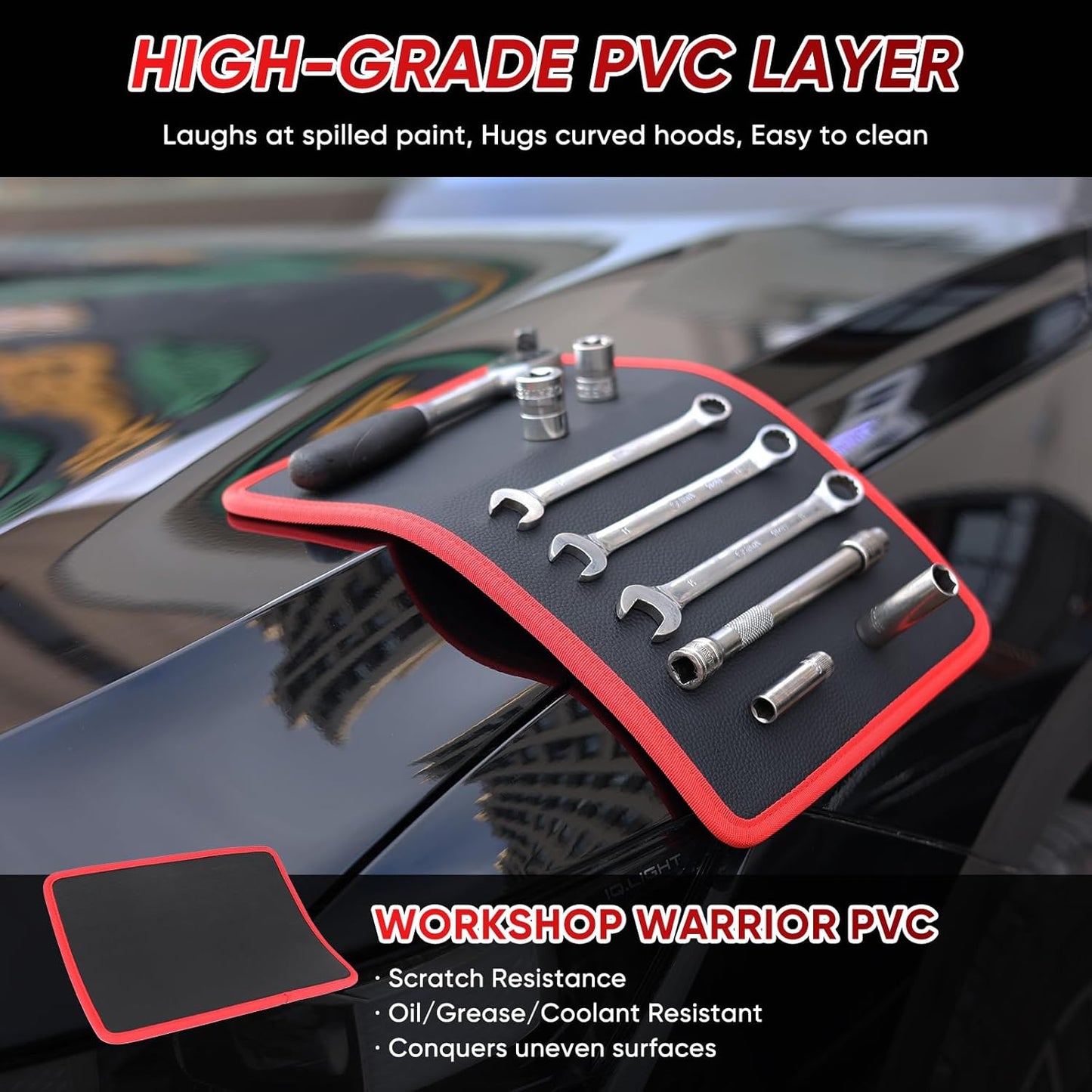 Magnetic Tool Tray Mat – Flexible Workshop Organizer for Metal Surfaces (Offer)