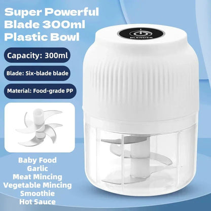 📢📢50% OFF!!⏰Cordless Electric Garlic Chopper & Mincer (Offer)