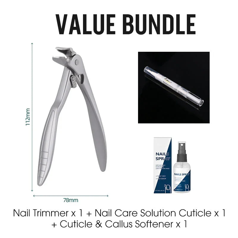 ⏰🔥LIMITED TIME 50% OFF!🔥50K+ SOLD!Curved stainless steel nail clippers  (Offer)